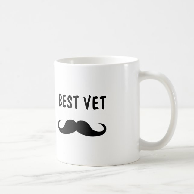 Taza De Café Mejor bigote de VET, para el venezolano (Derecha)