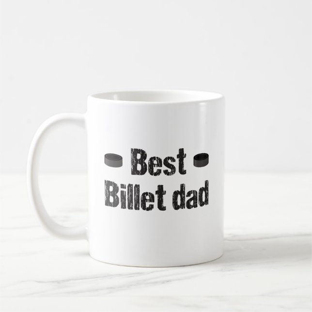 Taza De Café Mejor Billón de Hockey Papá (Izquierda)