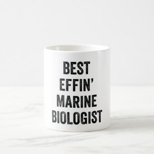 Taza De Café Mejor Biólogo Marino del Effin