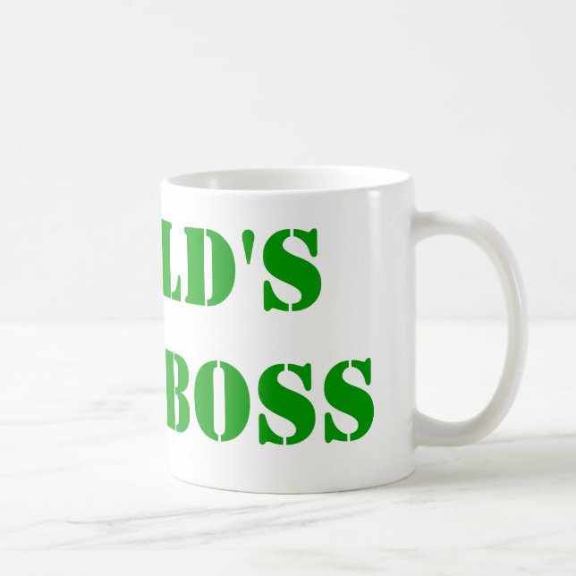 TAZA DE CAFÉ MEJOR BOSS DEL MUNDO (Derecha)
