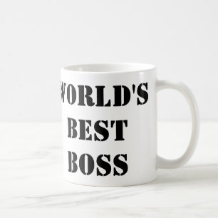 Taza De Café Mejor Boss del mundo