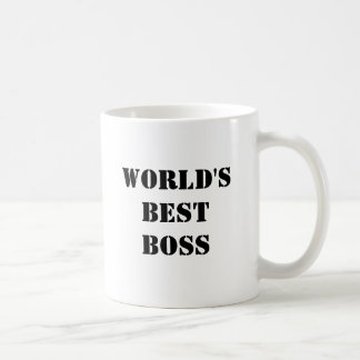 Taza De Café Mejor Boss del mundo