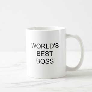 TAZA DE CAFÉ MEJOR BOSS DEL MUNDO