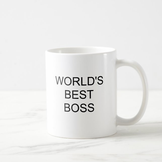TAZA DE CAFÉ MEJOR BOSS DEL MUNDO (Derecha)