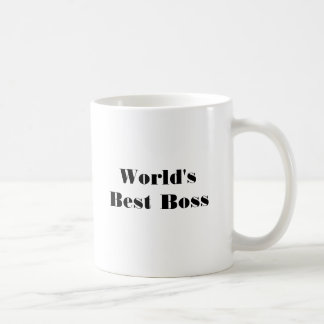 Taza De Café Mejor Boss del mundo