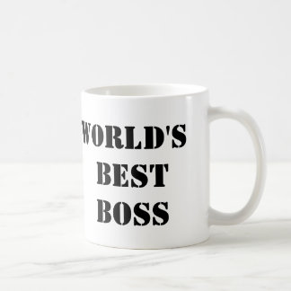 Taza De Café Mejor Boss del mundo de la oficina
