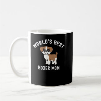 Taza De Café Mejor Boxer Mamá Perro