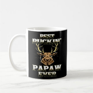 Taza De Café Mejor Buckin' Papaw Caza de ciervos Bucking Fathe