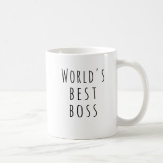 Taza De Café Mejor Café Boss del Mundo