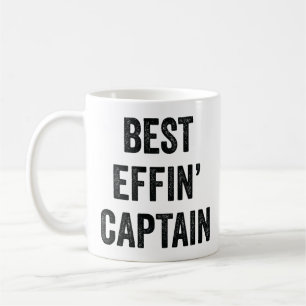 Taza De Café Mejor Capitán de Efin
