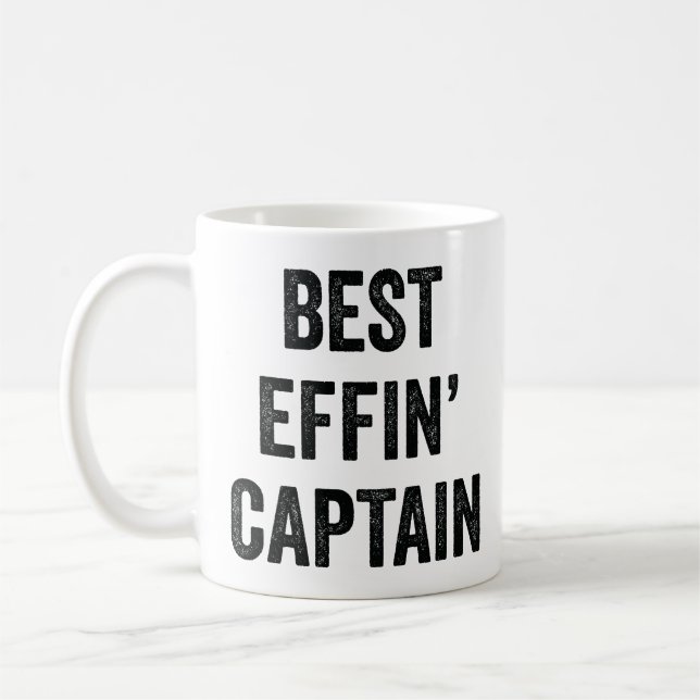 Taza De Café Mejor Capitán de Efin (Izquierda)