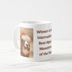 Taza De Café Mejor ceja única de alpaca