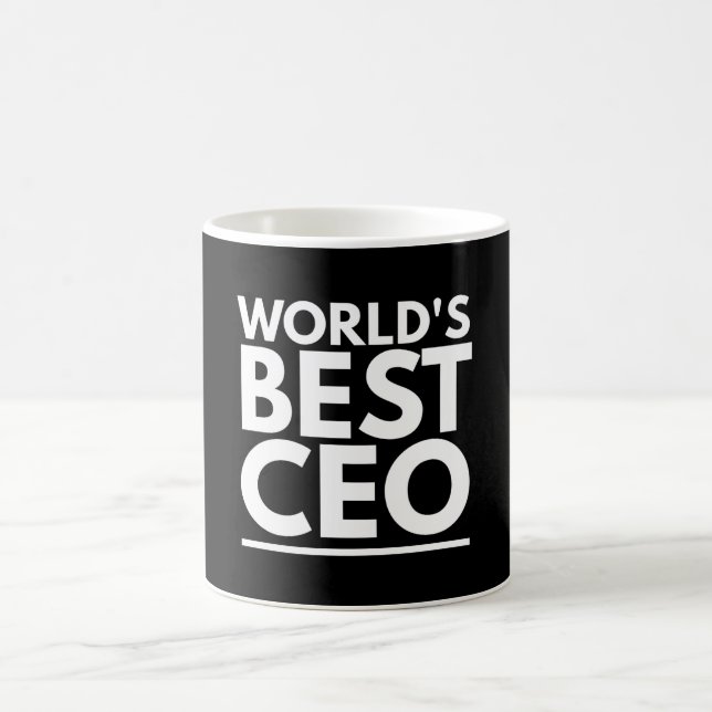 Taza De Café Mejor CEO del mundo (Centro)