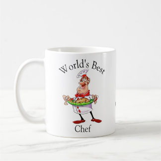 Taza De Café Mejor Chef de mundos personalizados divertidos