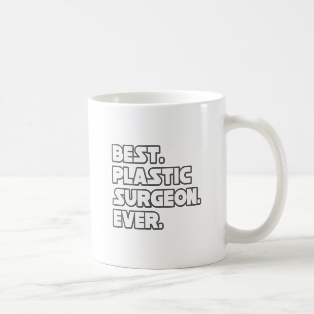 Taza De Café Mejor Cirujano Plástico (Derecha)