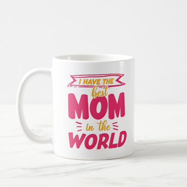 Taza De Café Mejor cita del día de la madre (Izquierda)