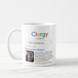 Taza De Café Mejor Clero Encontrado Resultado de Búsqueda Foto 