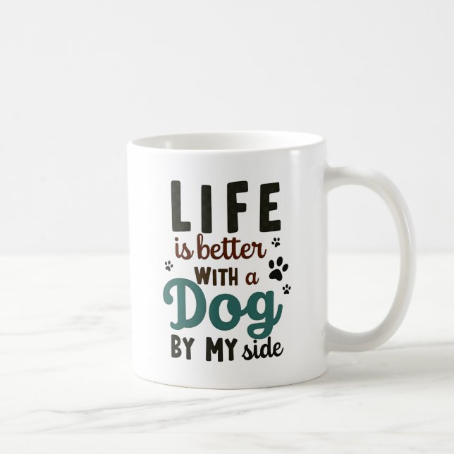 Taza De Café Mejor Con Perros (Derecha)