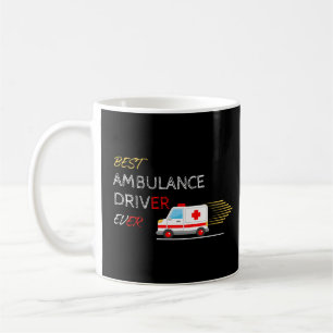 Taza De Café Mejor Conductor de Ambulancias Lover Gift Emergenc