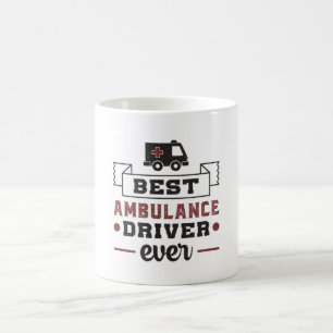 Taza De Café Mejor Conductor de Ambulancias Regalo de Hospital 