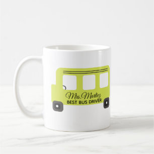 Taza De Café Mejor conductor de autobús escolar Autobús amarill