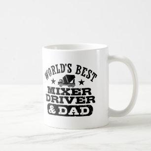 Taza De Café Mejor Conductor Mezclador y Papá del Mundo