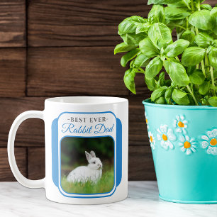 Taza De Café Mejor Conejo De La Historia Papá Dos Foto Keepsake