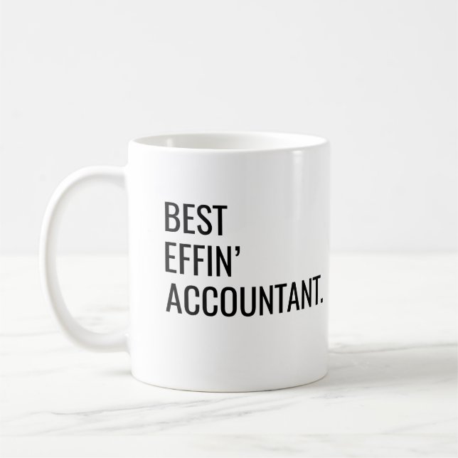 Taza De Café Mejor Contador de Effin (Izquierda)