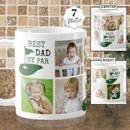 Taza De Café MEJOR DAD DE Golf POR Collage de fotos PAR 7