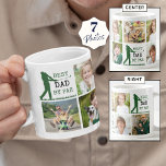 Taza De Café MEJOR DAD DE Golf POR Collage de fotos PAR 7<br><div class="desc">Crea un único fotomontaje para el golfista Dad utilizando esta plantilla de collage de fotos fácil de subir con 7 fotos y el gracioso título del dicho de golf BEST DAD BY PAR en verde y negro. Hace un regalo memorable y significativo para su cumpleaños, el Día del Padre o...</div>