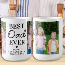Mejor DAD personalizada 2 Photo Father's Day