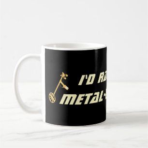 Taza De Café Mejor Detectando Metales Divertido Detectorista