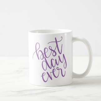 Taza De Café Mejor Día de Boda Personalizada
