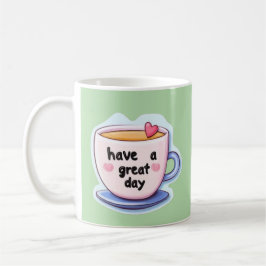 Taza De Café Mejor Día de Café Mug - Regalo familiar positivo