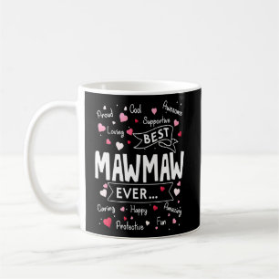 Taza De Café Mejor Día de la Madre de Abuela por Primera Vez en