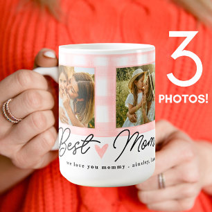 Taza De Café Mejor Día de la Madre fotográfico de mamá de todos
