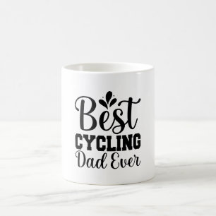 Taza De Café Mejor Día del Padre en Ciclismo