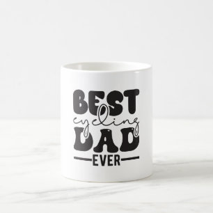 Taza De Café Mejor Día del Padre en Ciclismo