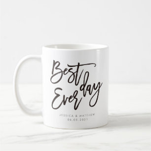 Taza De Café Mejor día jamás personalizado