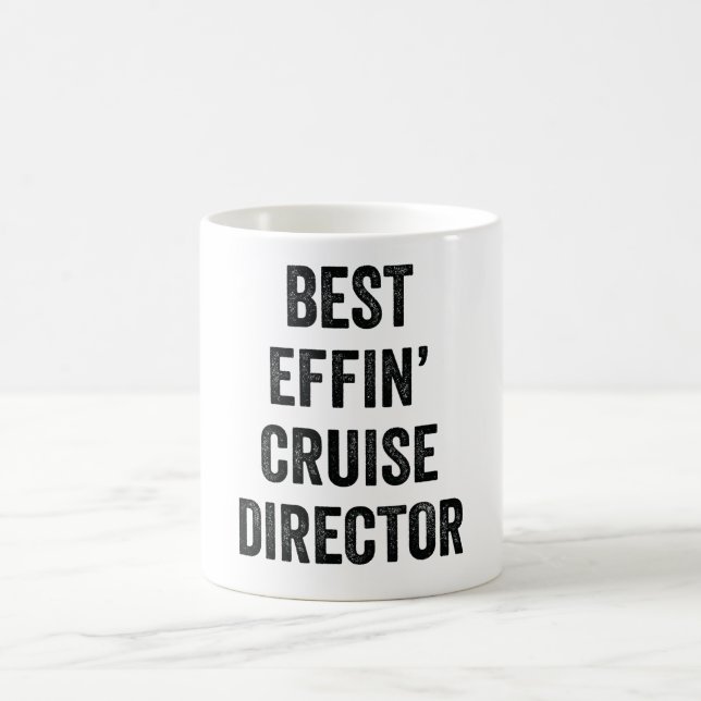Taza De Café Mejor director de crucero de Effin (Centro)