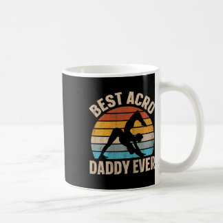 Taza De Café Mejor diseño de papá acrobático para un papá de yo