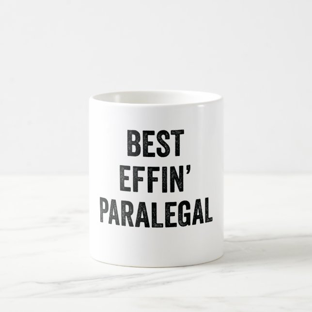 Taza De Café Mejor Effin de Paralegal (Centro)