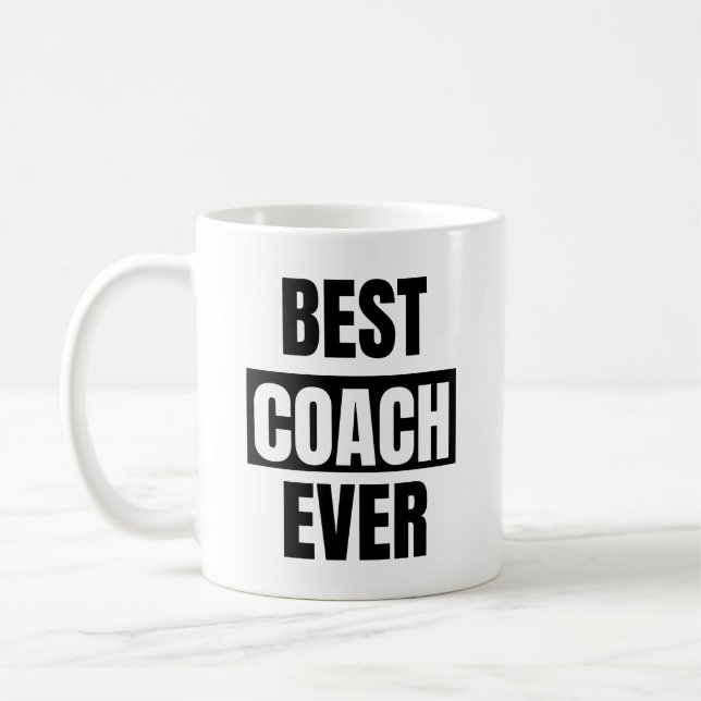 Taza De Café Mejor entrenador de todos los tiempos (Izquierda)