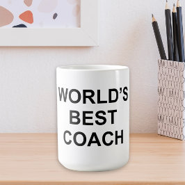 Taza De Café Mejor Entrenador del Mundo