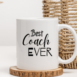Taza De Café Mejor Entrenador Deportes de Apreciación Personali