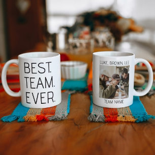 Taza De Café Mejor equipo de todos - Foto de equipo de oficina