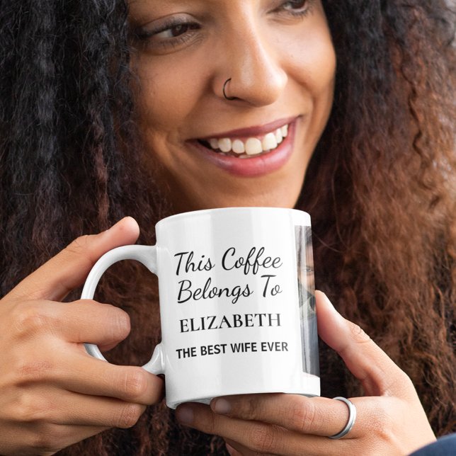 Taza De Café Mejor Esposa Personalizada De La Historia (Subido por el creador)