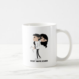 Taza De Café mejor esposa siempre café Mug