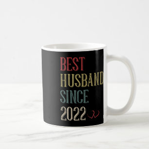Taza De Café Mejor Esposo 2022 3 años Tercer aniversario Boda F
