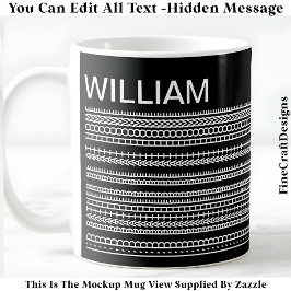 Taza De Café Mejor Estar En Casa & Mensaje Oculto 085